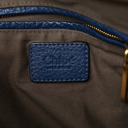 Chloe Calfskin Medium Marcie Satchel Royal Navy 6 of 19