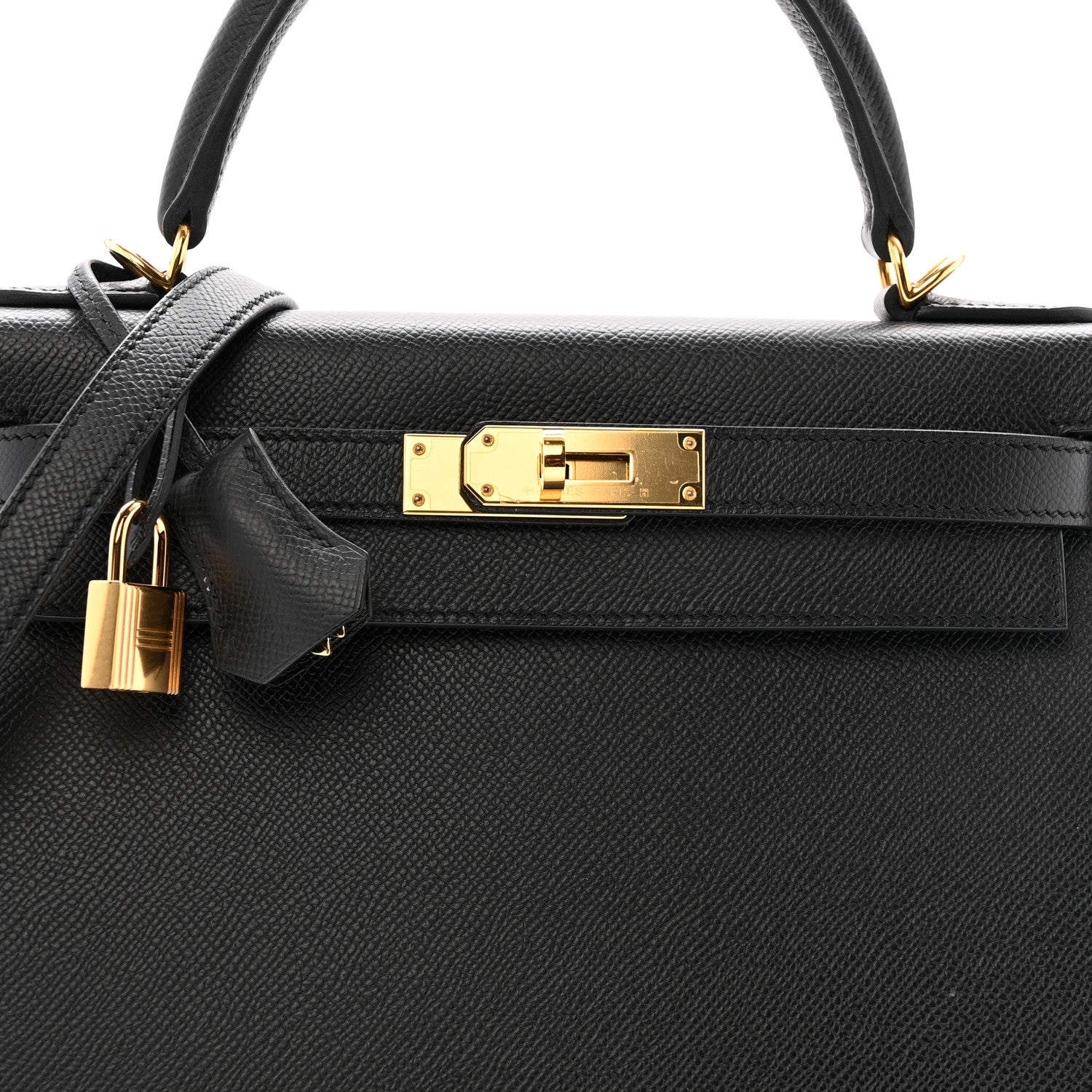 Hermes Epsom Kelly Sellier 28 Black 8 of 11