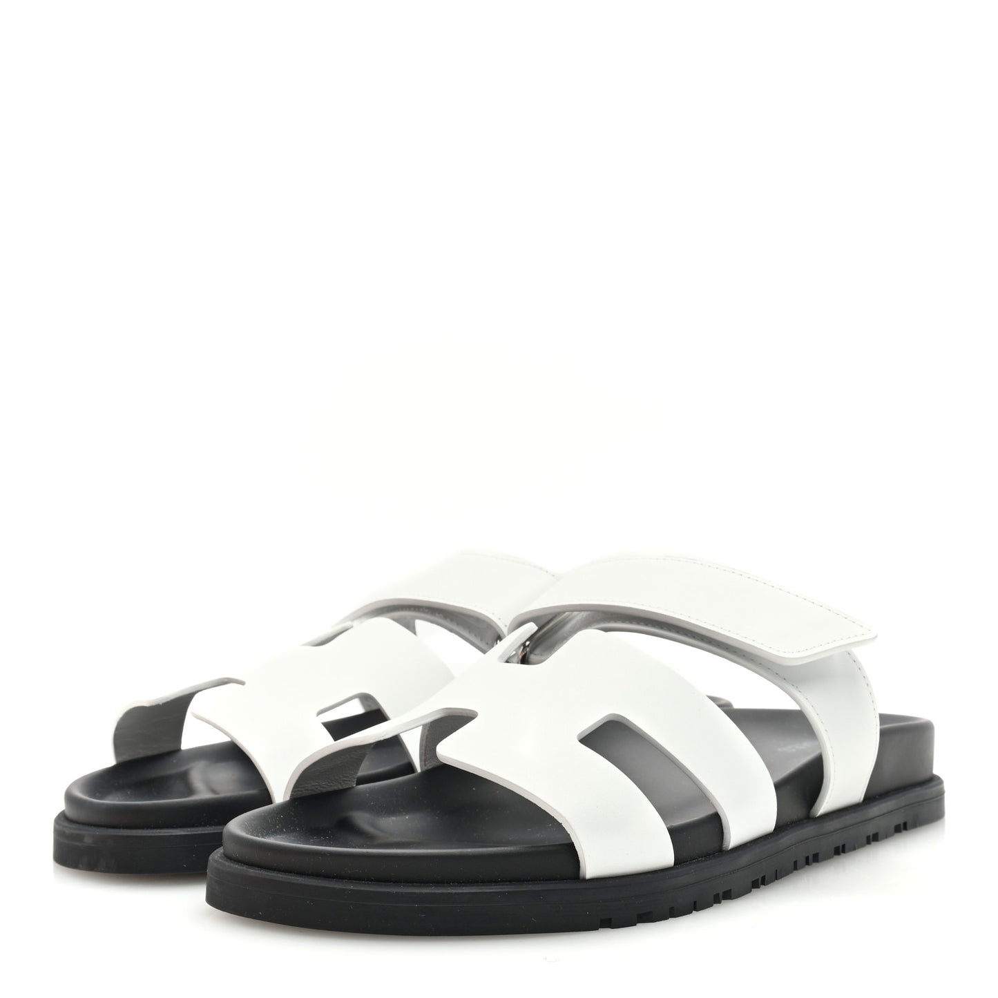 Calfskin Womens Chypre Sandals 39 White