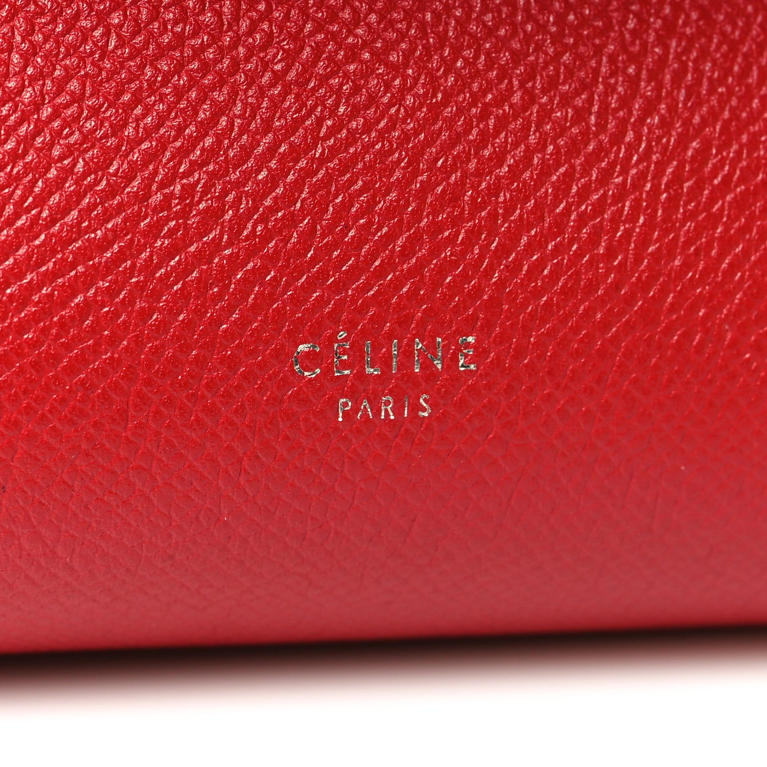 Celine Baby Grained Calfskin Micro Belt Bag Coquelicot 6 of 10