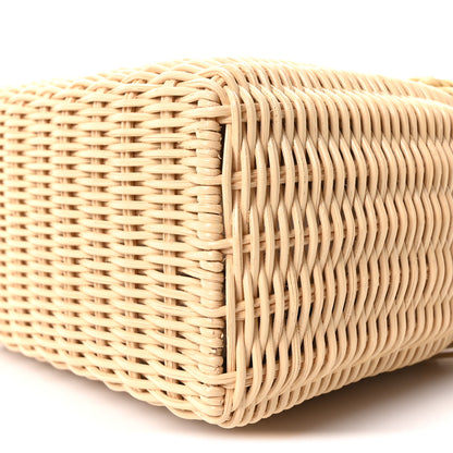 Loro Piana Wicker Calfskin North South L19 Extra Pocket Pouch Ivory 9 of 9