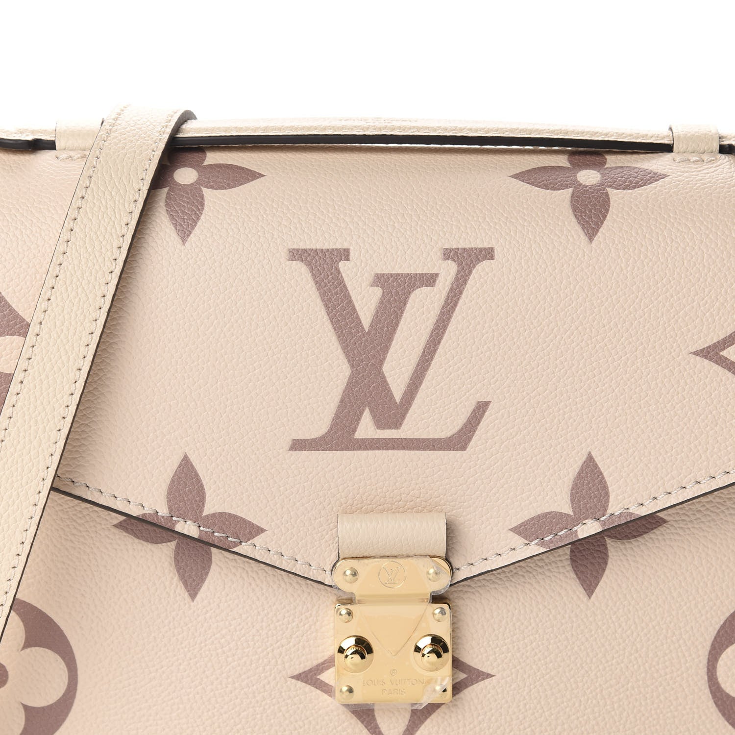 Louis Vuitton Empreinte Monogram Giant Pochette Metis Creme Bois De Rose 9 of 9