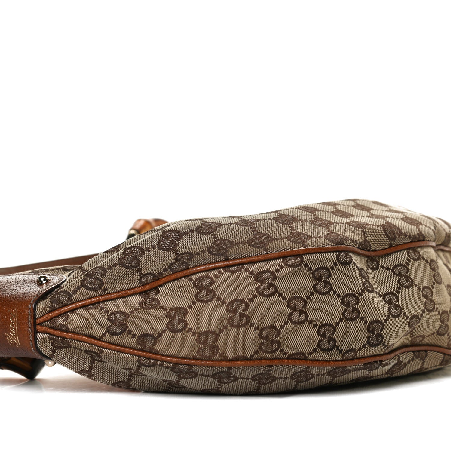 Gucci Monogram Bamboo Ring Hobo Brown 9 of 15