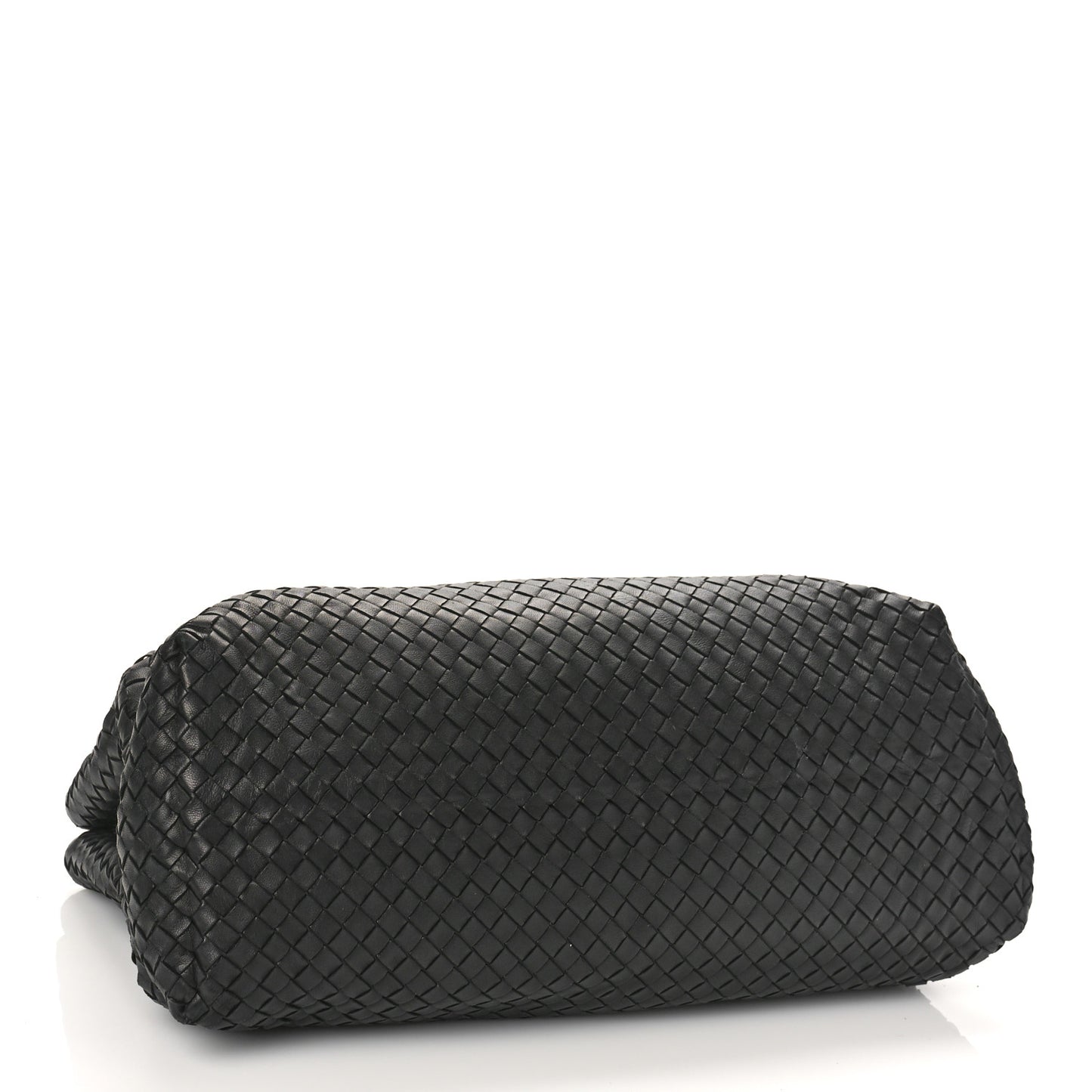 Nappa Intrecciato Large Classic Chain Strap Tote Black