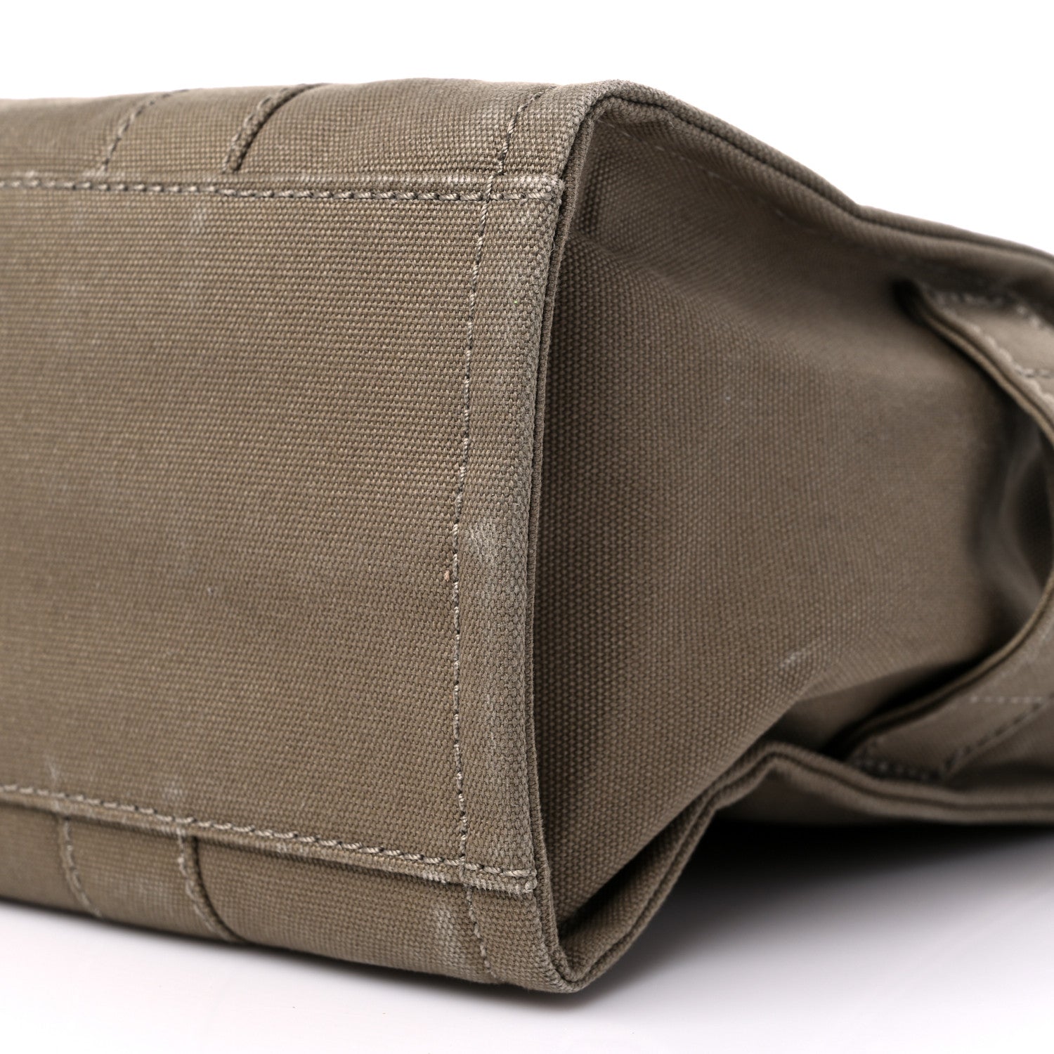 Marc Jacobs Cotton Canvas Medium The Traveler Tote Bag Slate Green 8 of 11