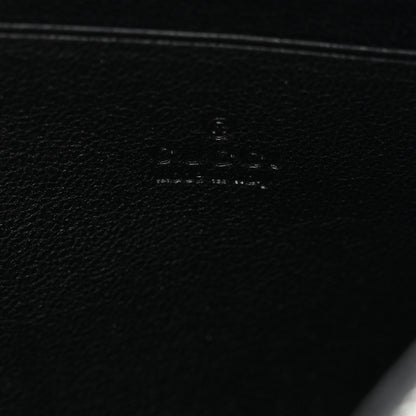 Gucci Sakai Be Green Calfskin Diagonal Stitched Blondie Wallet on Chain Black 16 of 34
