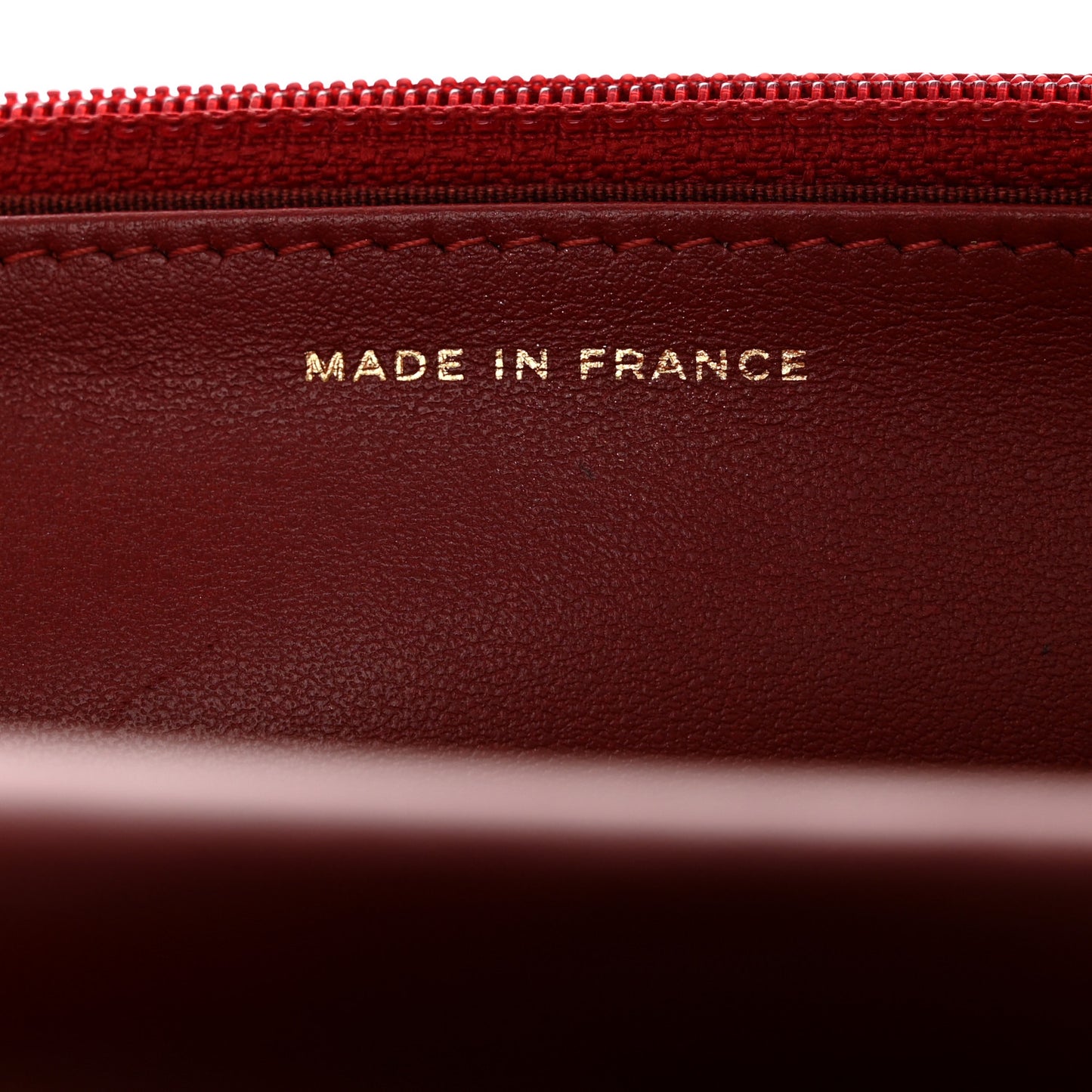 Caviar Quilted Boy Wallet On Chain WOC Red