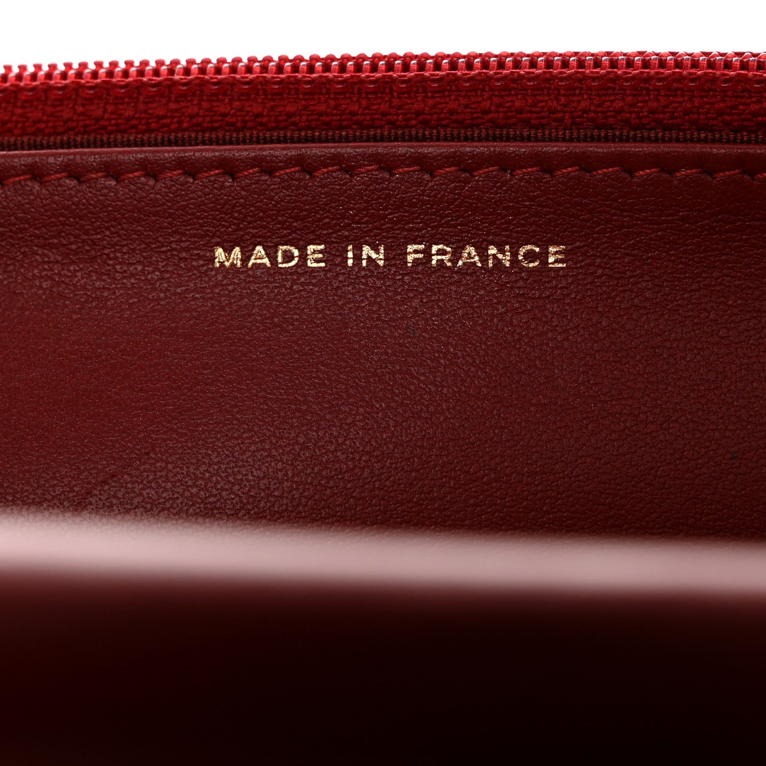 Chanel Caviar Quilted Boy Wallet On Chain WOC Red 7 of 13