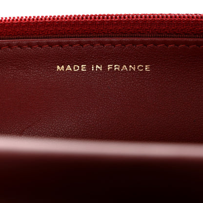 Chanel Caviar Quilted Boy Wallet On Chain WOC Red 7 of 13