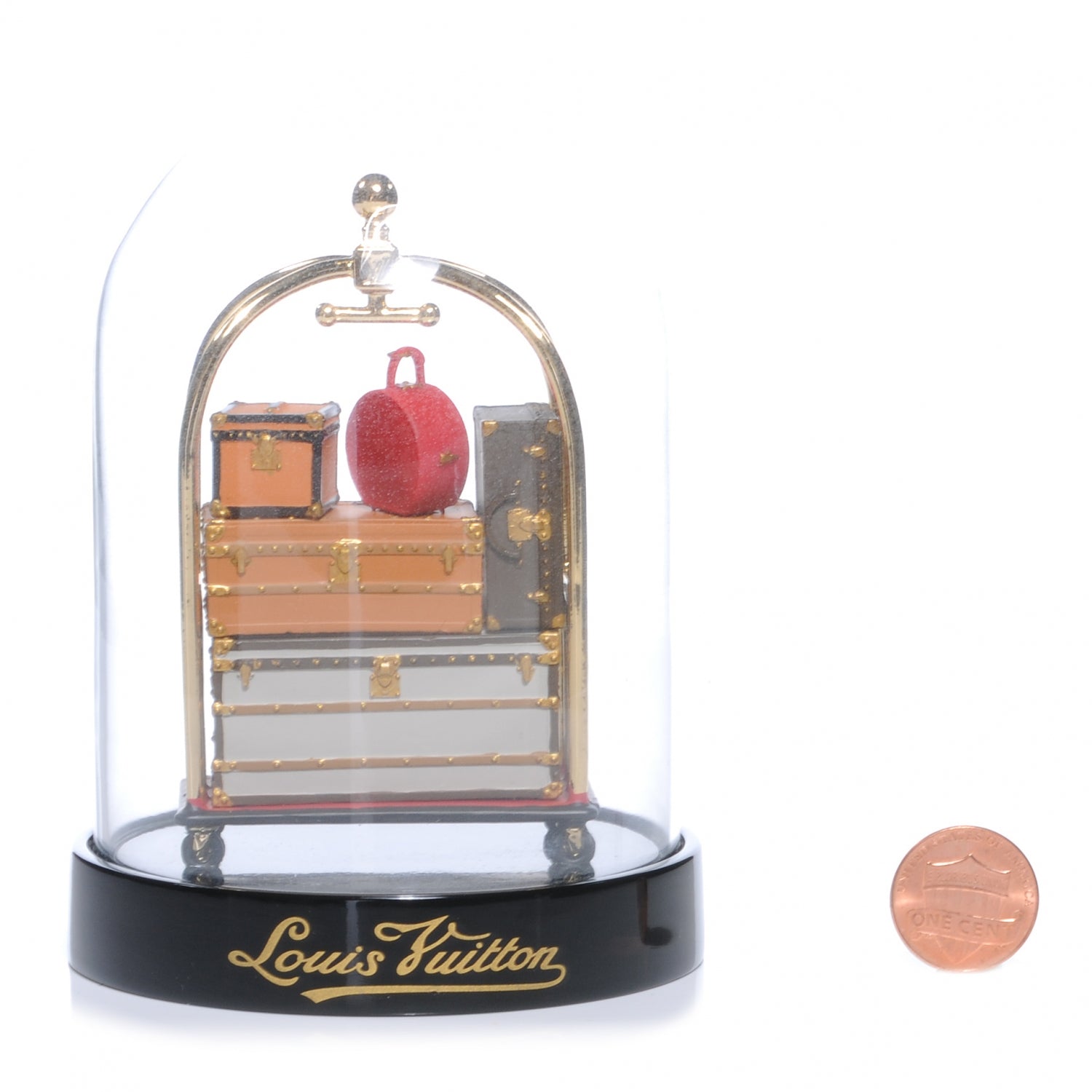 Louis Vuitton Glass Porters Trolley Dome Globe Boule VIP 2 of 4