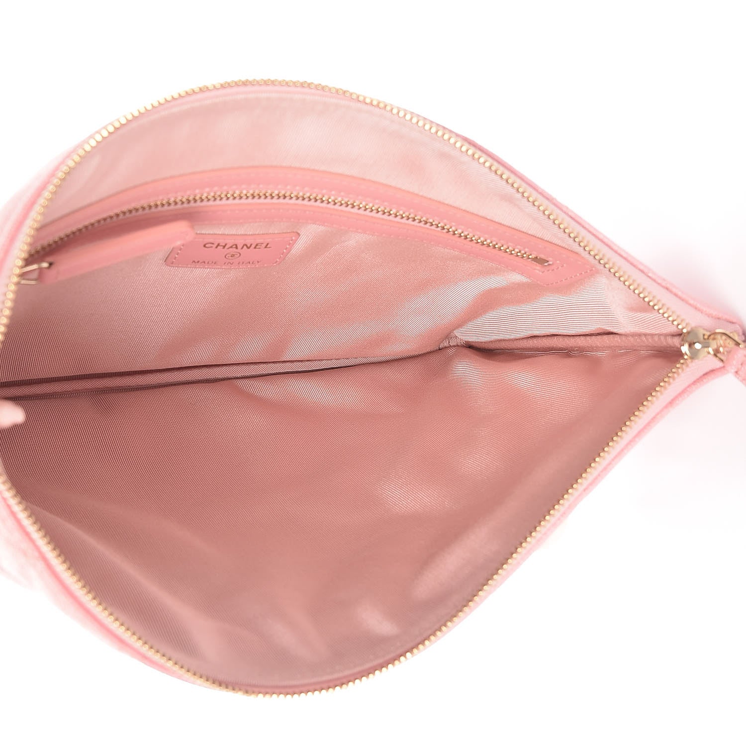 Chanel Iridescent Caviar Medium Night by the C Pouch Clutch Rose Pink 5 of 10