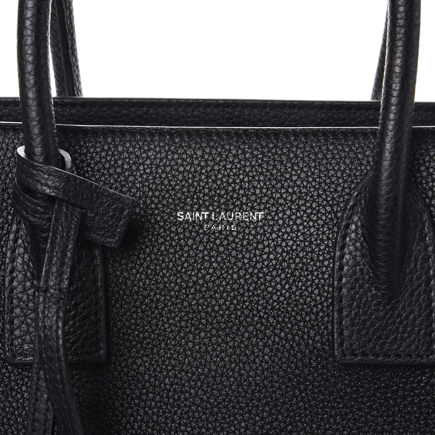 Grained Calfskin Baby Sac De Jour Souple Black