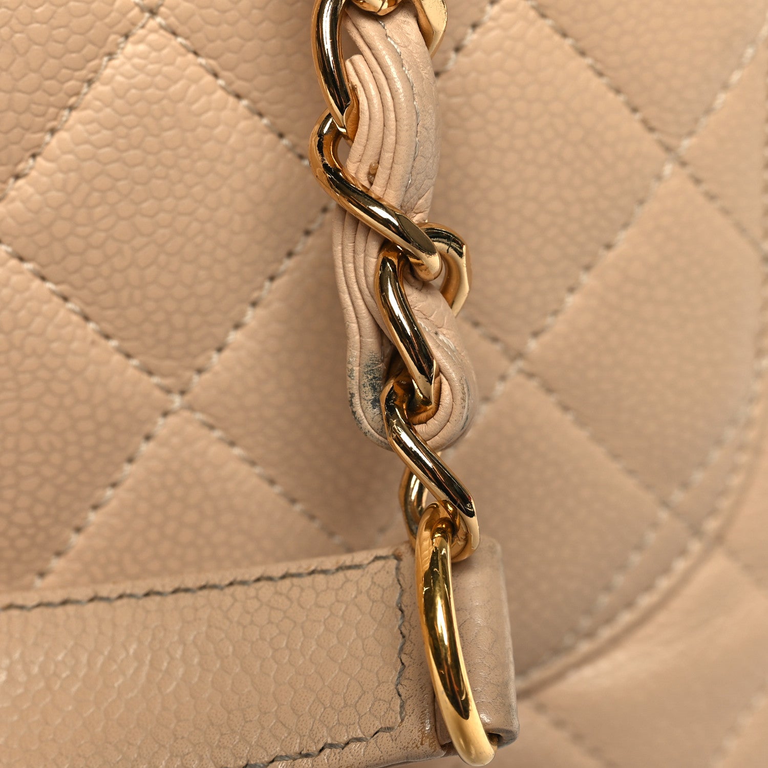 Chanel Caviar Quilted Grand Shopping Tote GST Beige Clair 16 of 16