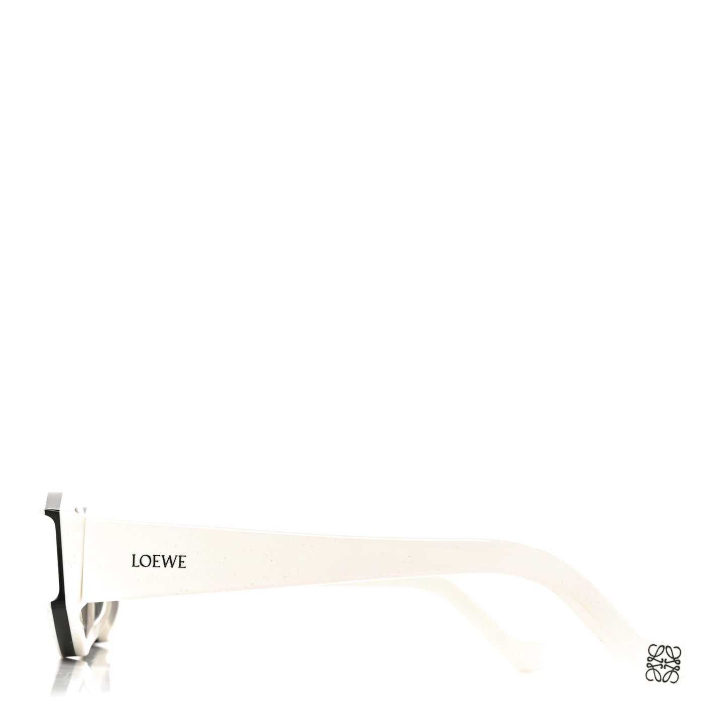 Acetate LW40046U Sunglasses Black White