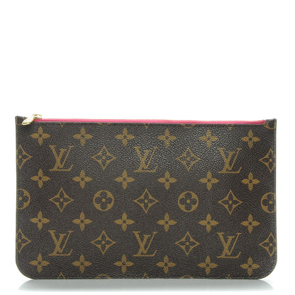 Louis Vuitton Monogram Neverfull MM GM Pochette Pivoine 1 of 6