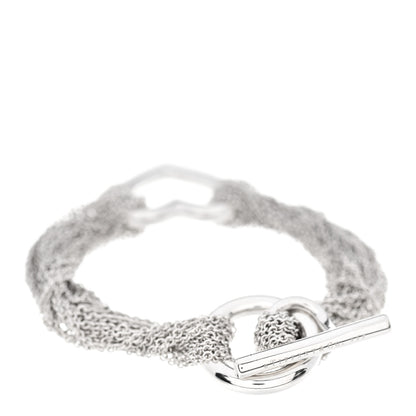 Tiffany Sterling Silver Heart Mesh Bracelet 2 of 3