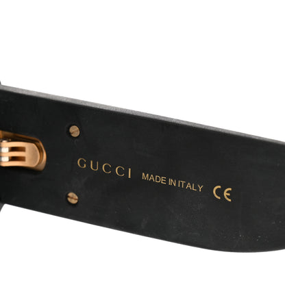 Gucci Square Frame Glitter GG0102S Sunglasses Black 6 of 6