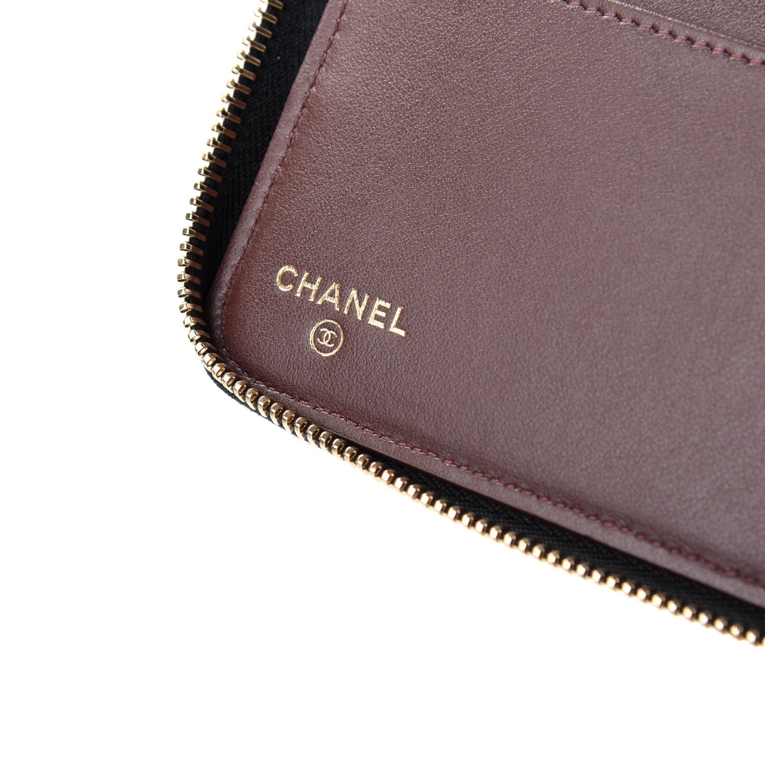 Chanel Caviar Quilted Zip Around Notebook Agenda Cover Black 7 of 10