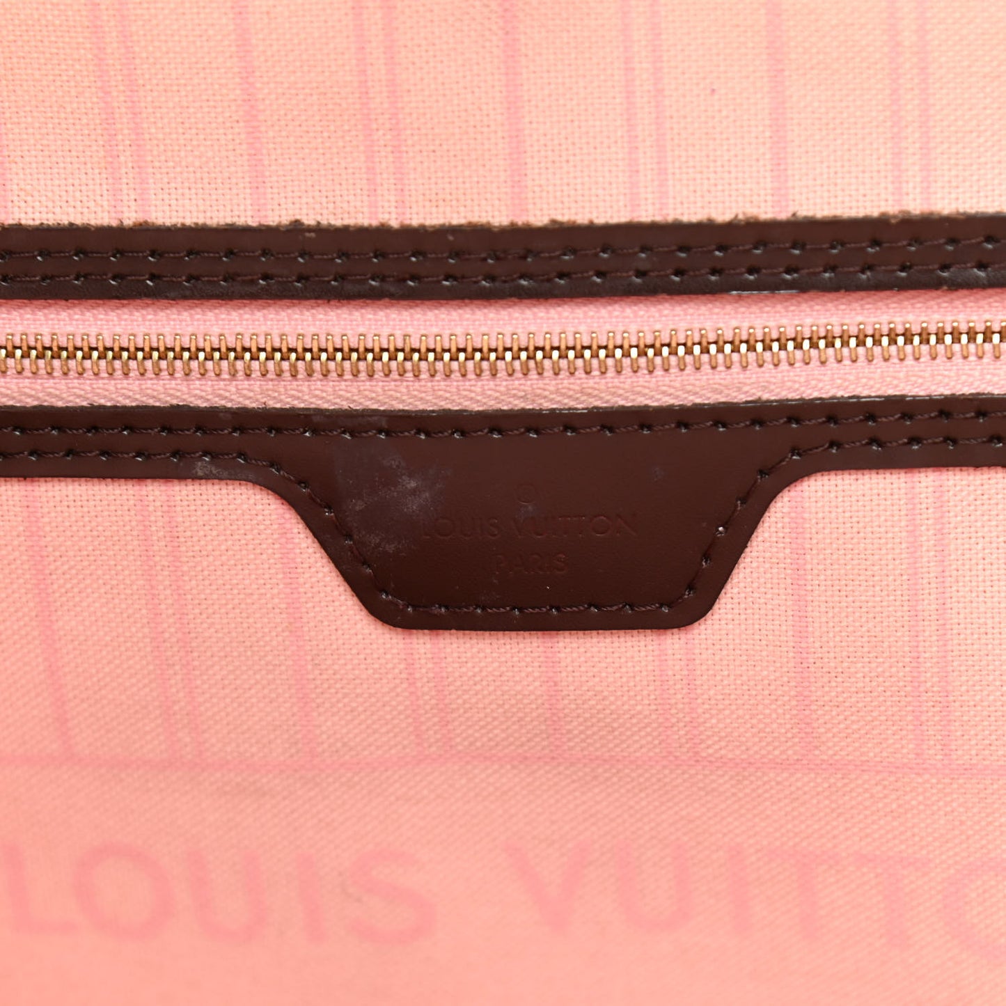 Damier Ebene Neo Neverfull MM Rose Ballerine