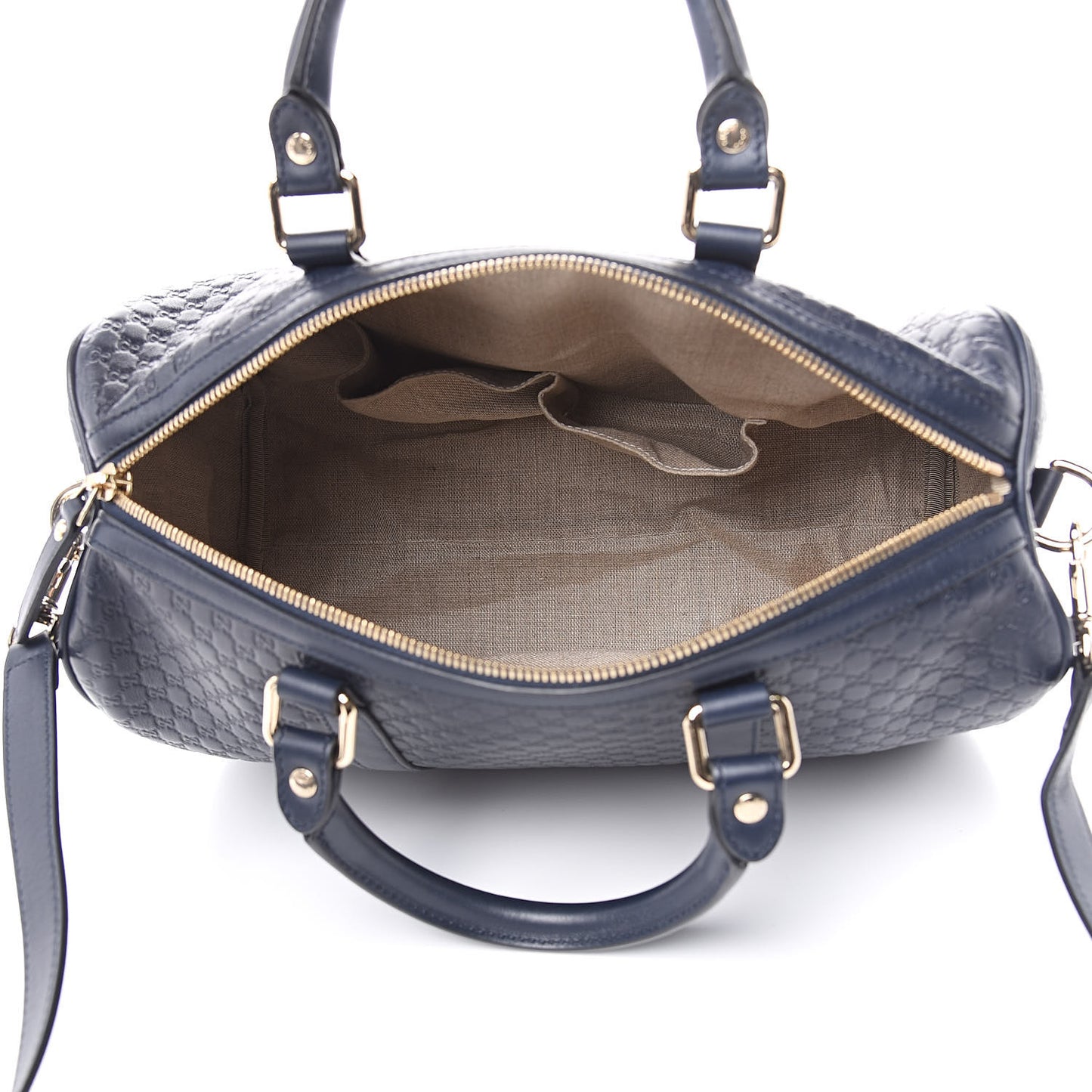 Microguccissima Medium Boston Navy