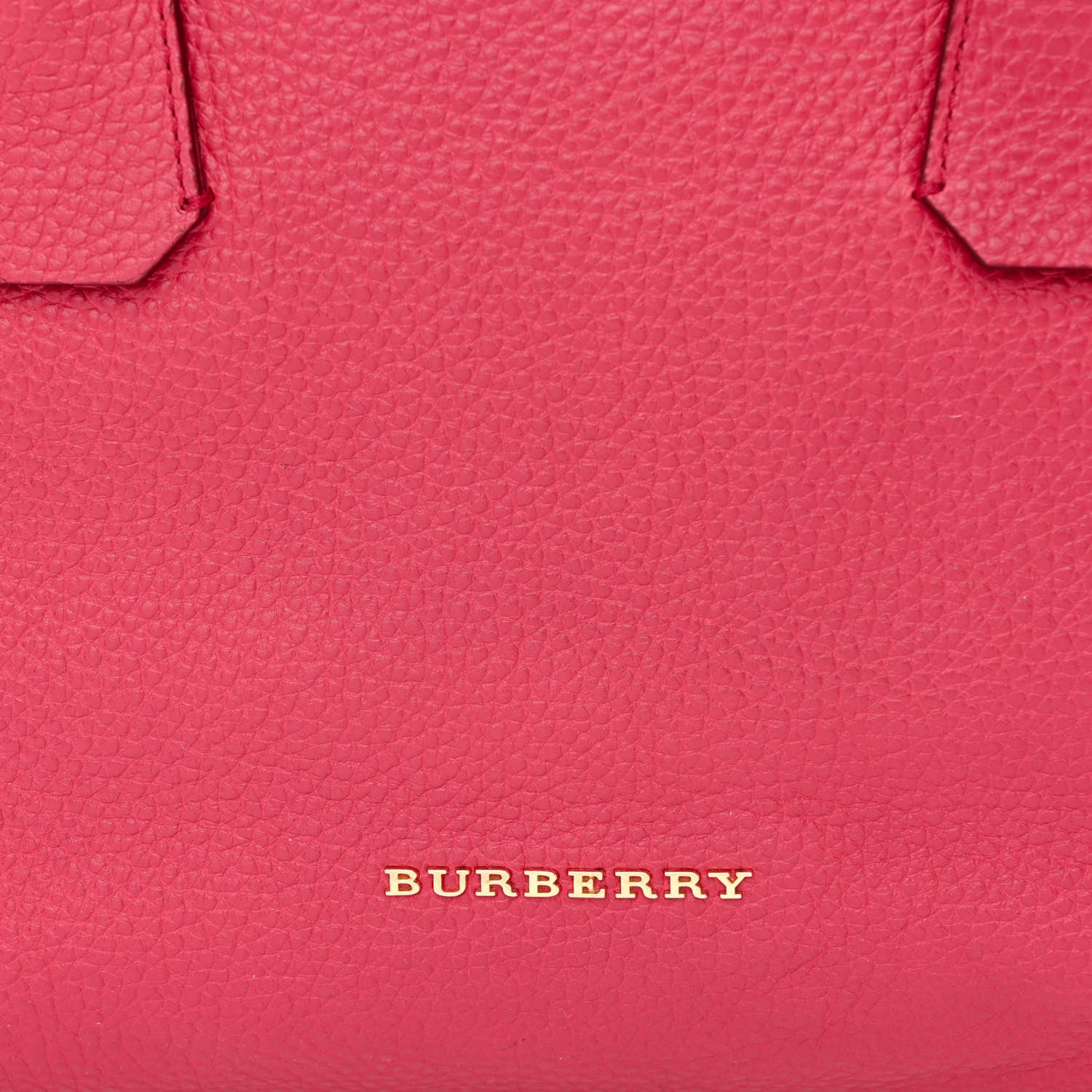 Burberry Grainy Calfskin Medium Baynard Tote Pink Azalea 9 of 11