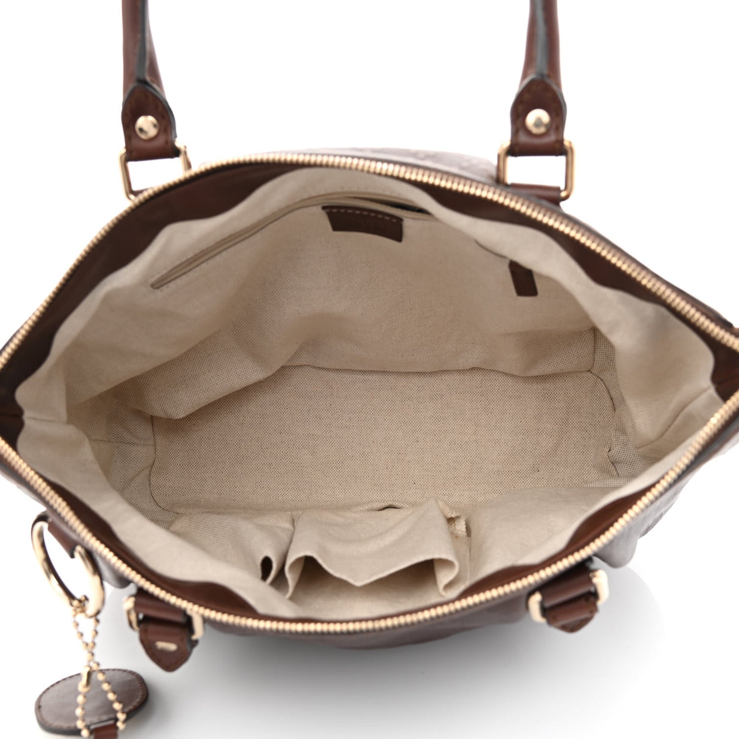 Diamante Medium Sukey Top Handle Bag Dark Brown