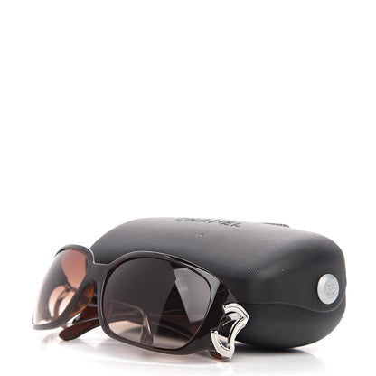 Chanel CC Sunglasses 6014 Brown 7 of 7