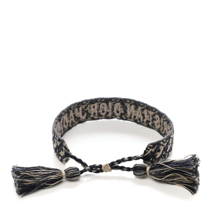 Christian Dior Woven Cotton J'Adior Friendship Bracelet Navy 4 of 4