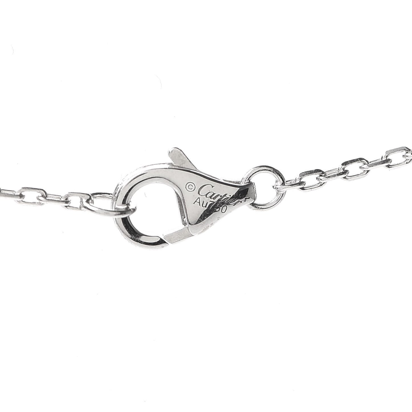 18K White Gold Diamond Juste Un Clou Necklace