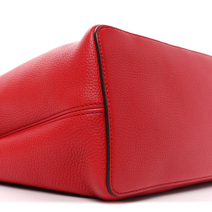 Gucci Pebbled Calfskin Large Soho Hobo Tabasco Red 9 of 10