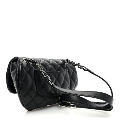 Chanel Calfskin Quilted CC Uniform Flap Belt Bag Black 3 of 10