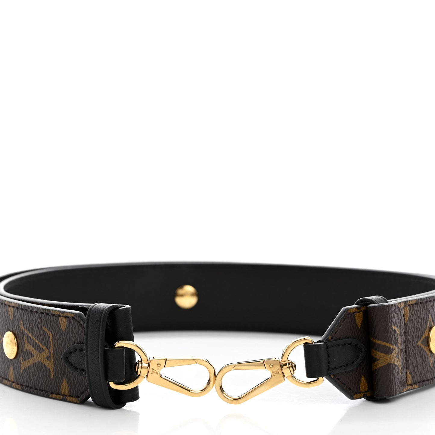 Monogram Adjustable Bandouliere Shoulder Strap Black