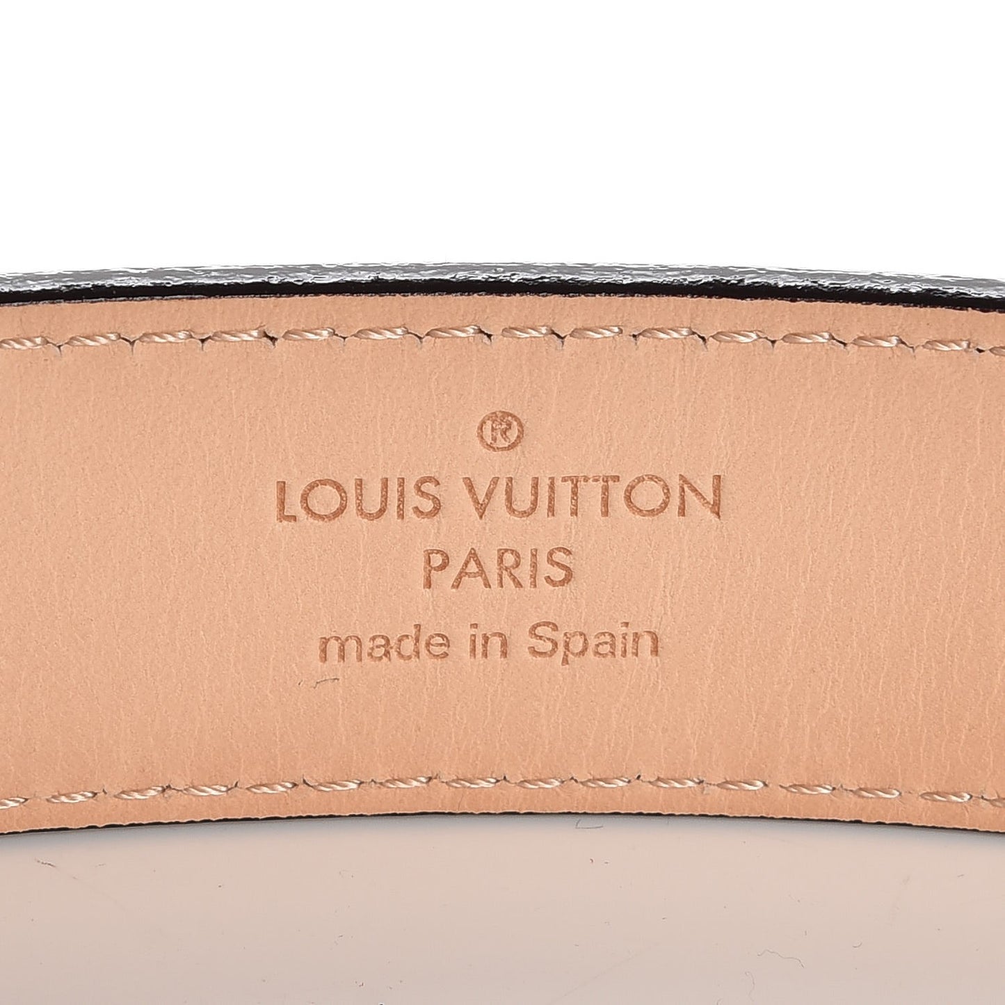 Vernis LV Frame Belt 85 34 Amarante