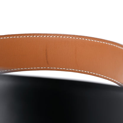 Hermes Box 32mm Belt Strap 65 Black Gold 5 of 10