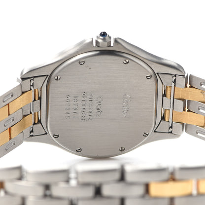 Cartier Stainless Steel 18K Yellow Gold 33mm Cougar Quartz Watch 4 of 6