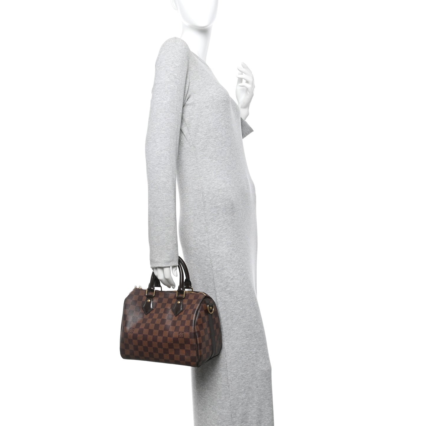 Damier Ebene Speedy Bandouliere 25