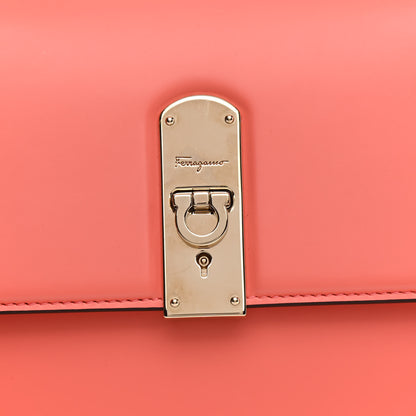 Salvatore Ferragamo Smooth Calfskin Small Boxyz Orange 7 of 9