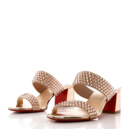 Christian Louboutin Krystal Fever 55 Sandals 36 Blush 2 of 10