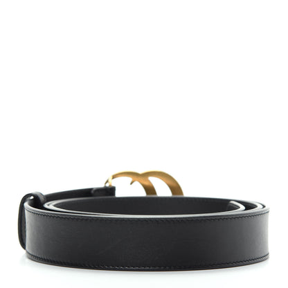 Gucci Moon Calfskin Double G 30mm Belt 105 42 Black 2 of 5
