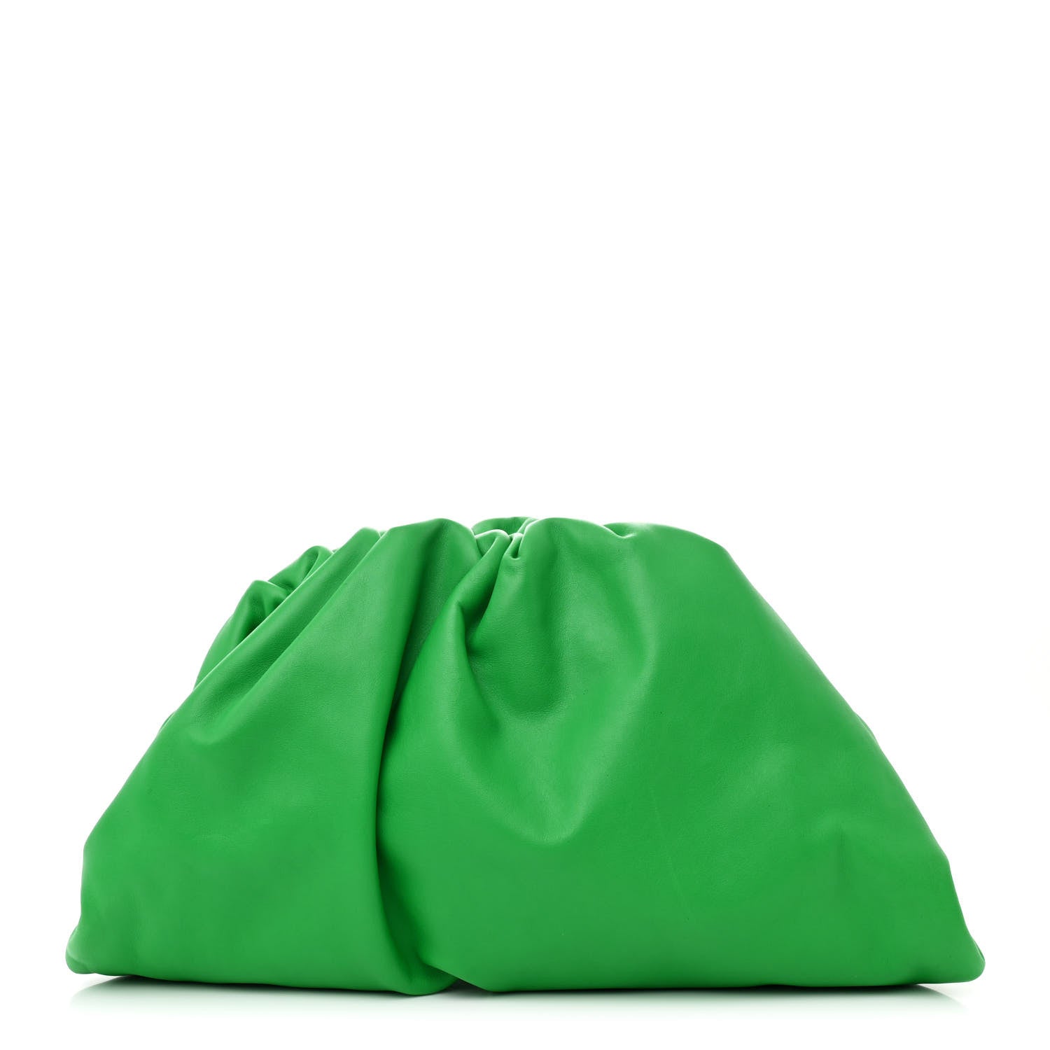 Bottega Veneta Smooth Butter Calf The Pouch Oversized Clutch Parakeet 1 of 11