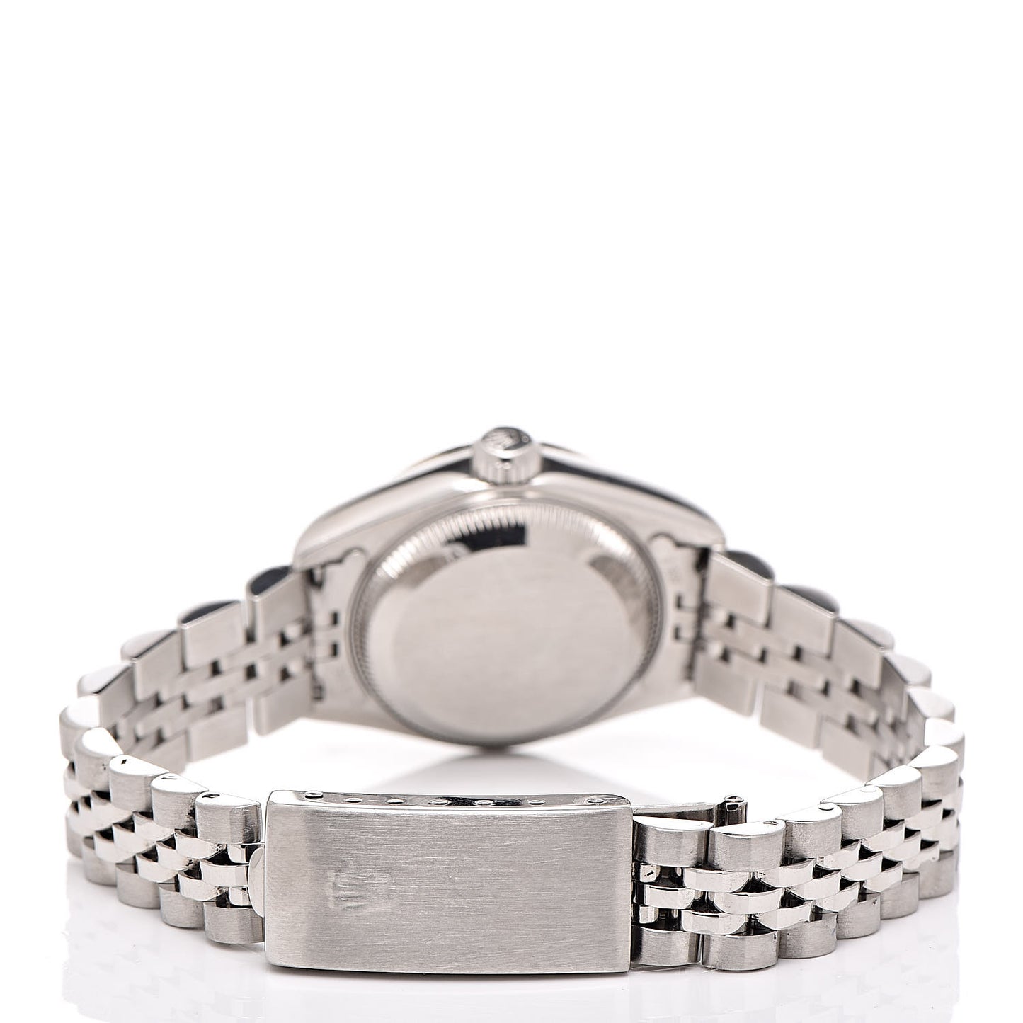 Stainless Steel 18K White Gold Diamond 26mm Oyster Perpetual Datejust Watch Silver Roman 79174