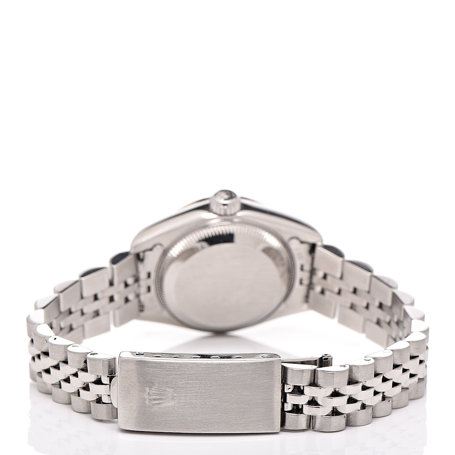 Rolex Stainless Steel 18K White Gold Diamond 26mm Oyster Perpetual Datejust Watch Silver Roman 79174 4 of 7