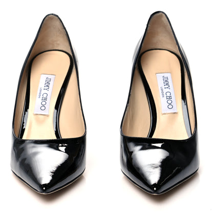 Jimmy Choo Patent Love 100 Pumps 40 Black 2 of 10