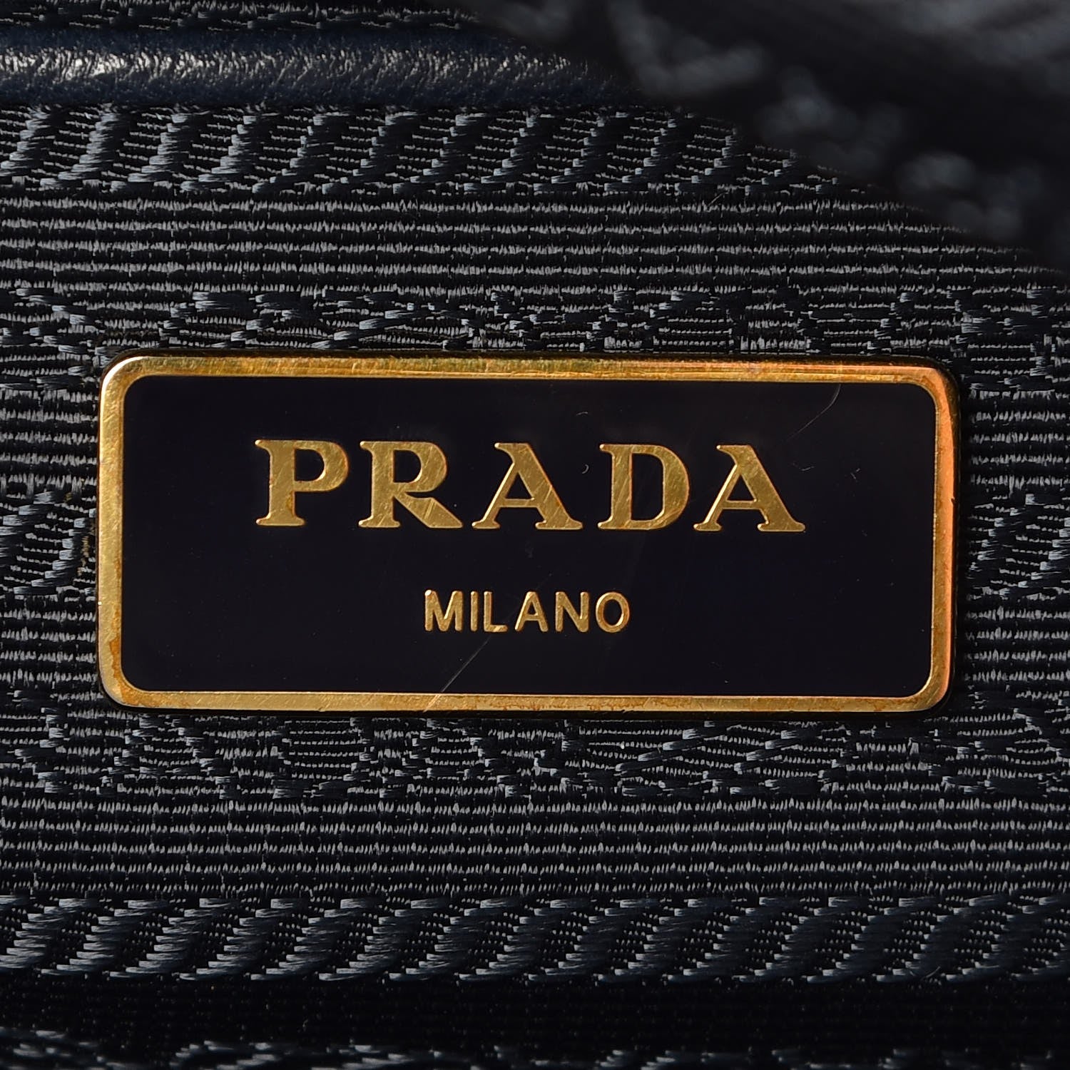 Prada Tessuto Nylon Saffiano Tote Blue 6 of 8