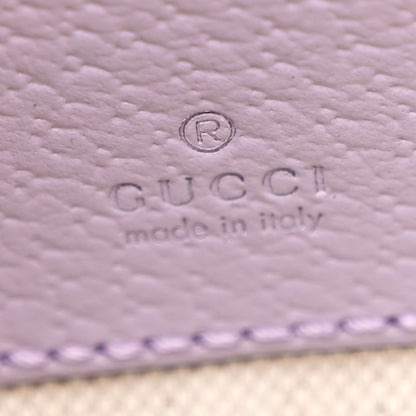 Gucci Monogram Jumbo GG Textured Dollar Calfskin Mini Ophidia Half Moon Hobo Beige Lapis 6 of 10