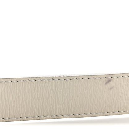 Fendi Calfskin Enamel  FF Belt 85 34  White 7 of 11