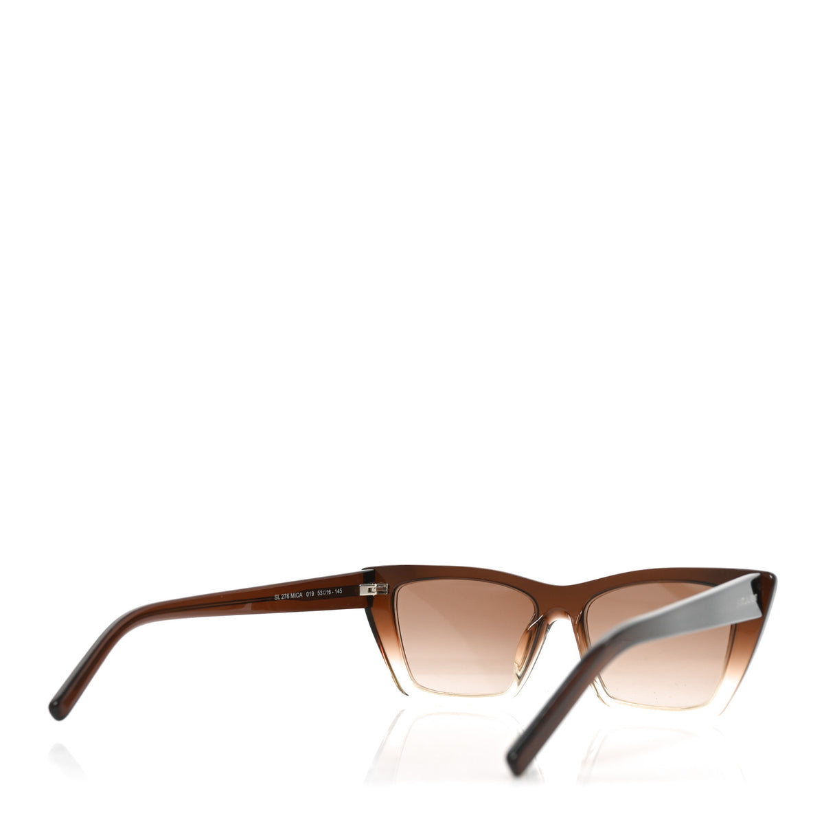 Acetate Mica Cat Eye Sunglasses SL 276 Brown