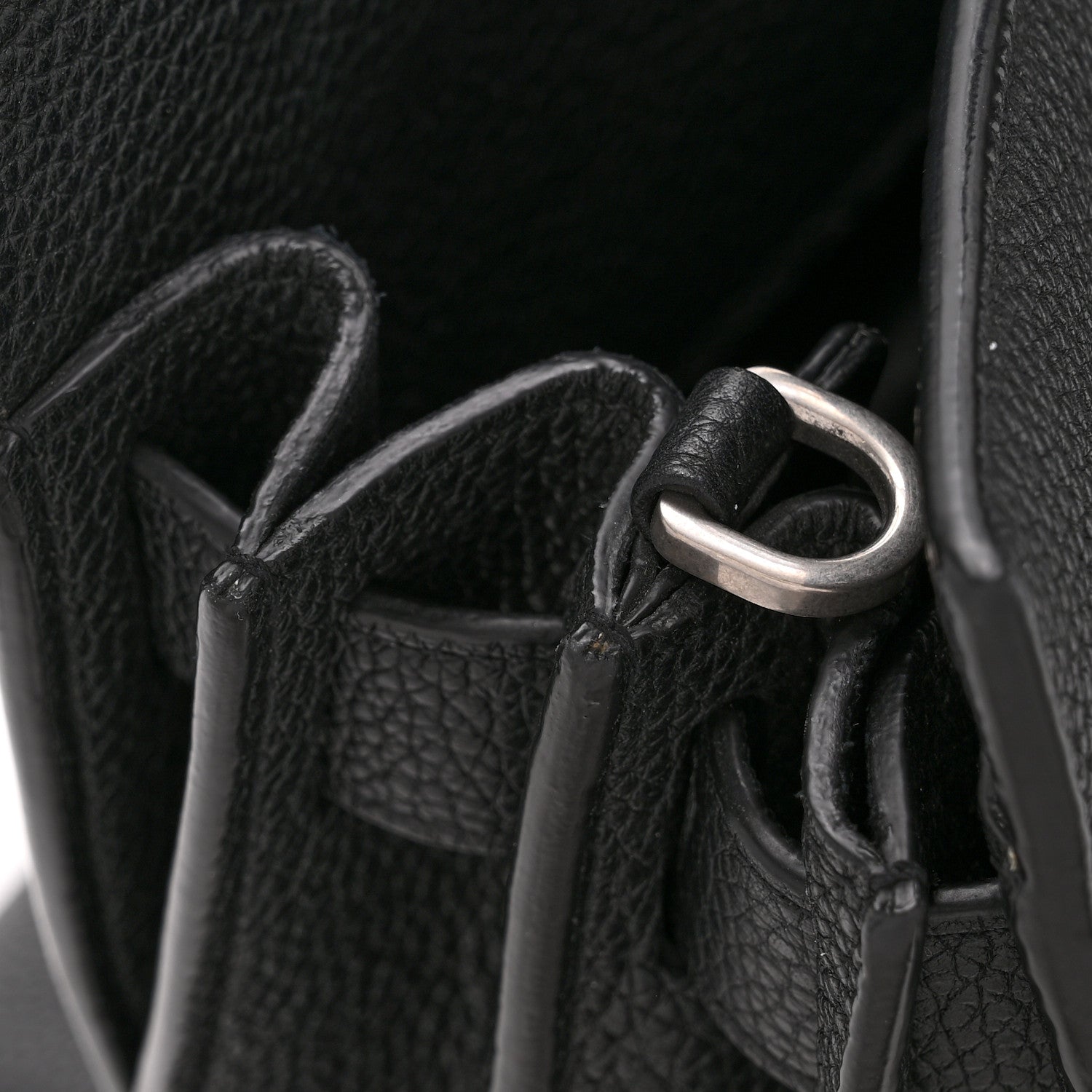 Saint Laurent Grained Calfskin Small Supple Sac De Jour Black 14 of 14