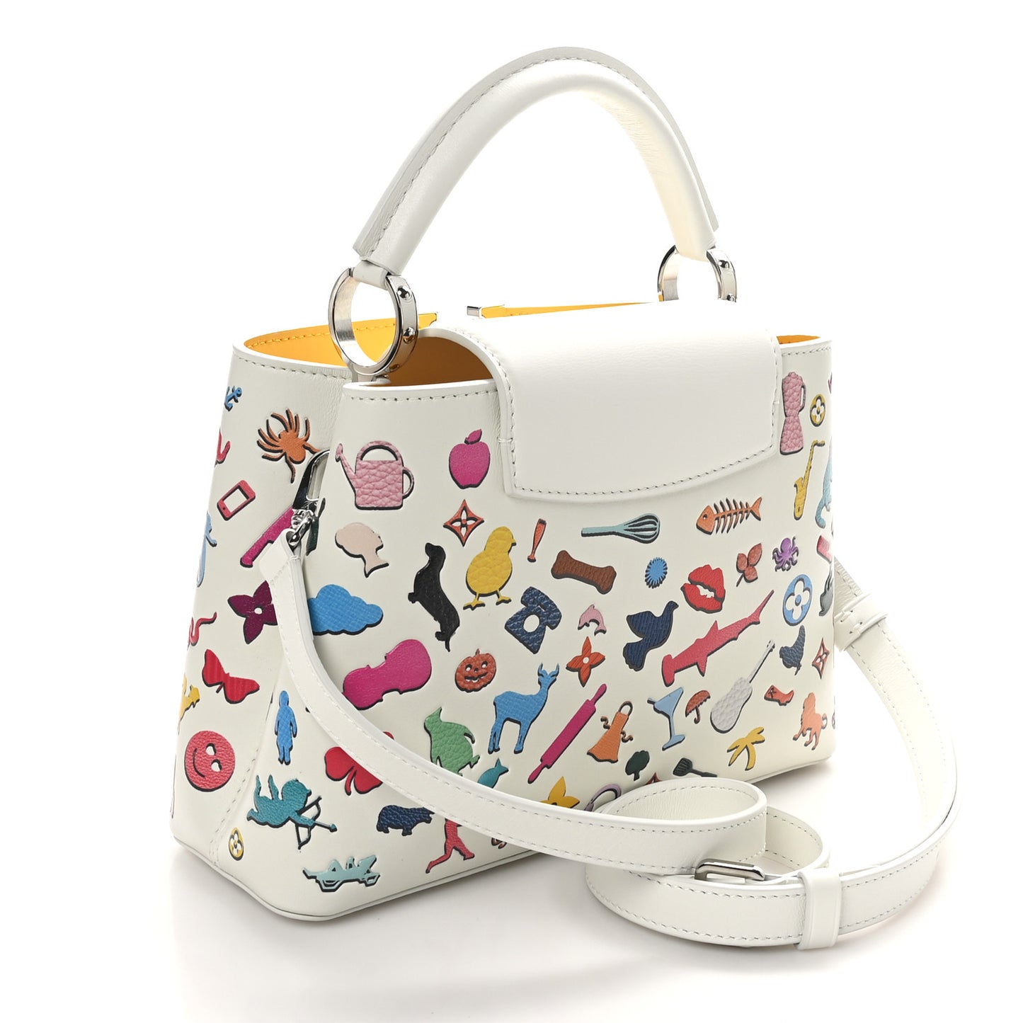 X VIK MUNIZ Taurillon Arty Capucines BB White Multicolor
