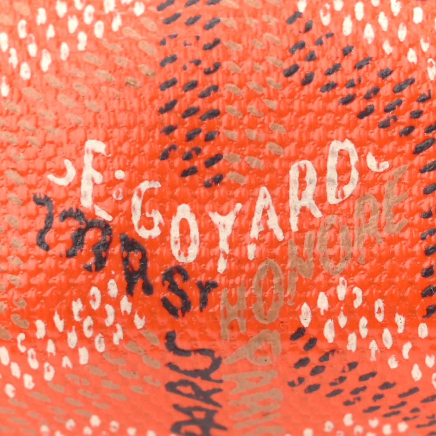 Goyard Goyardine Trousse Pencil Pouch Orange 12 of 14